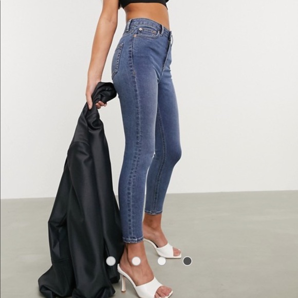 ASOS Petite Ridley High Waisted Jeans - Picture 7 of 7